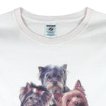 Vintage (Jerzees) - Yorkshire Terrier Dog Breed Single Stitch T-Shirt 1990s X-Large