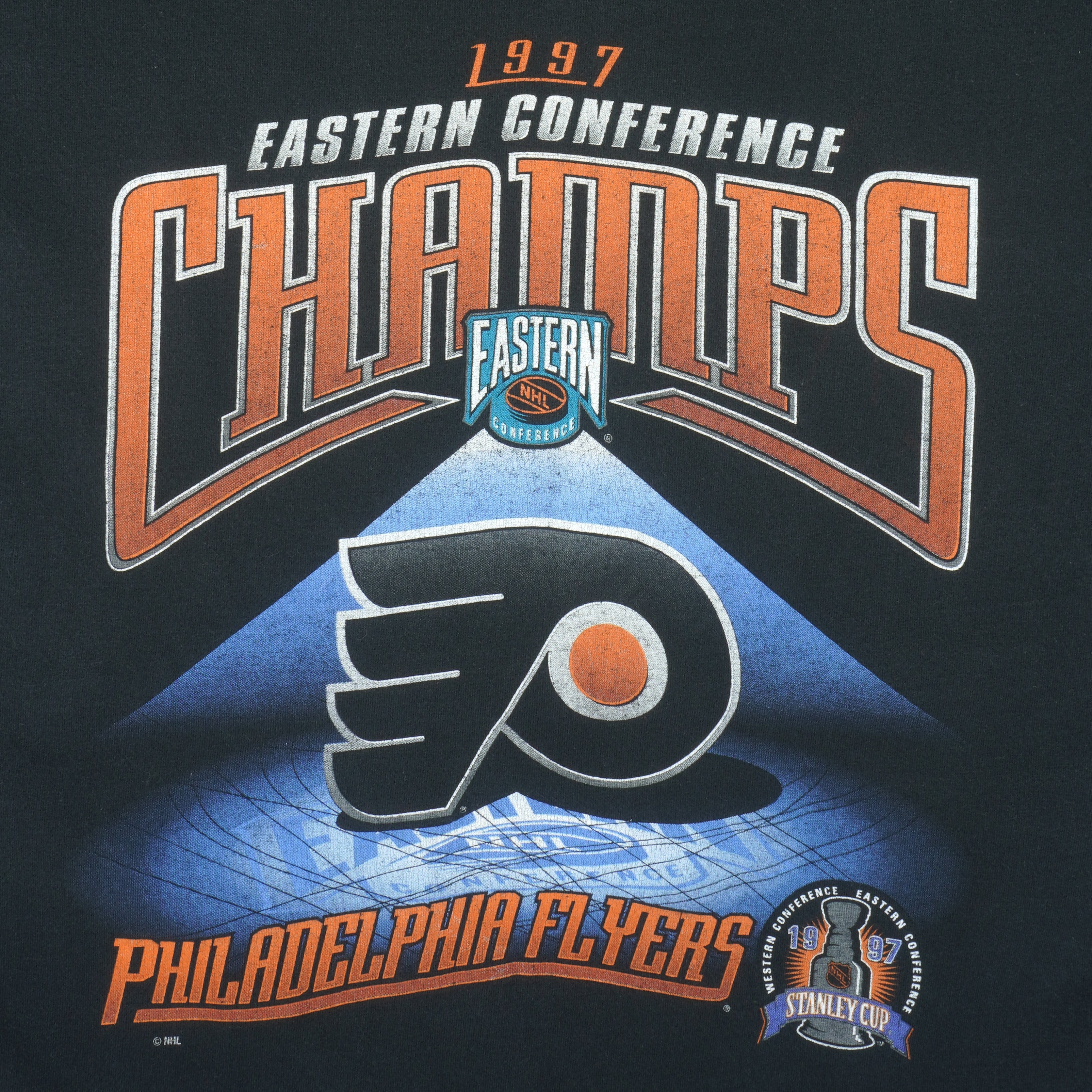 Vintage, Shirts, Vintage 9s Philadelphia Flyers Taz Hockey Shirt
