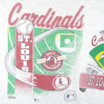 MLB - St. Louis Cardinals Anniversary 100th Single Stitch T-Shirt 1992 X-Large Vintage Retro Baseball