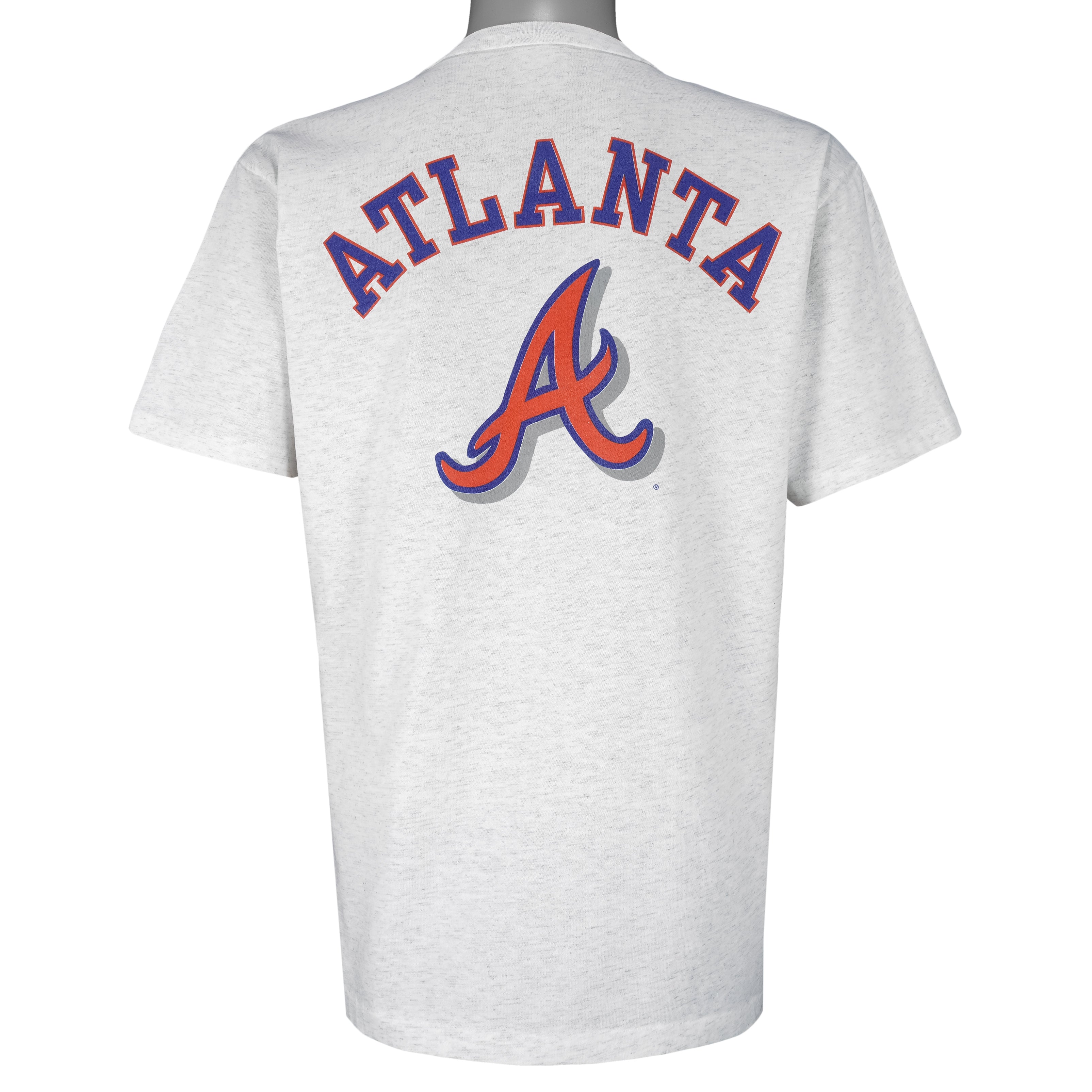 VTG Atlanta Braves The Game Catch The Fever White T-shirt Large