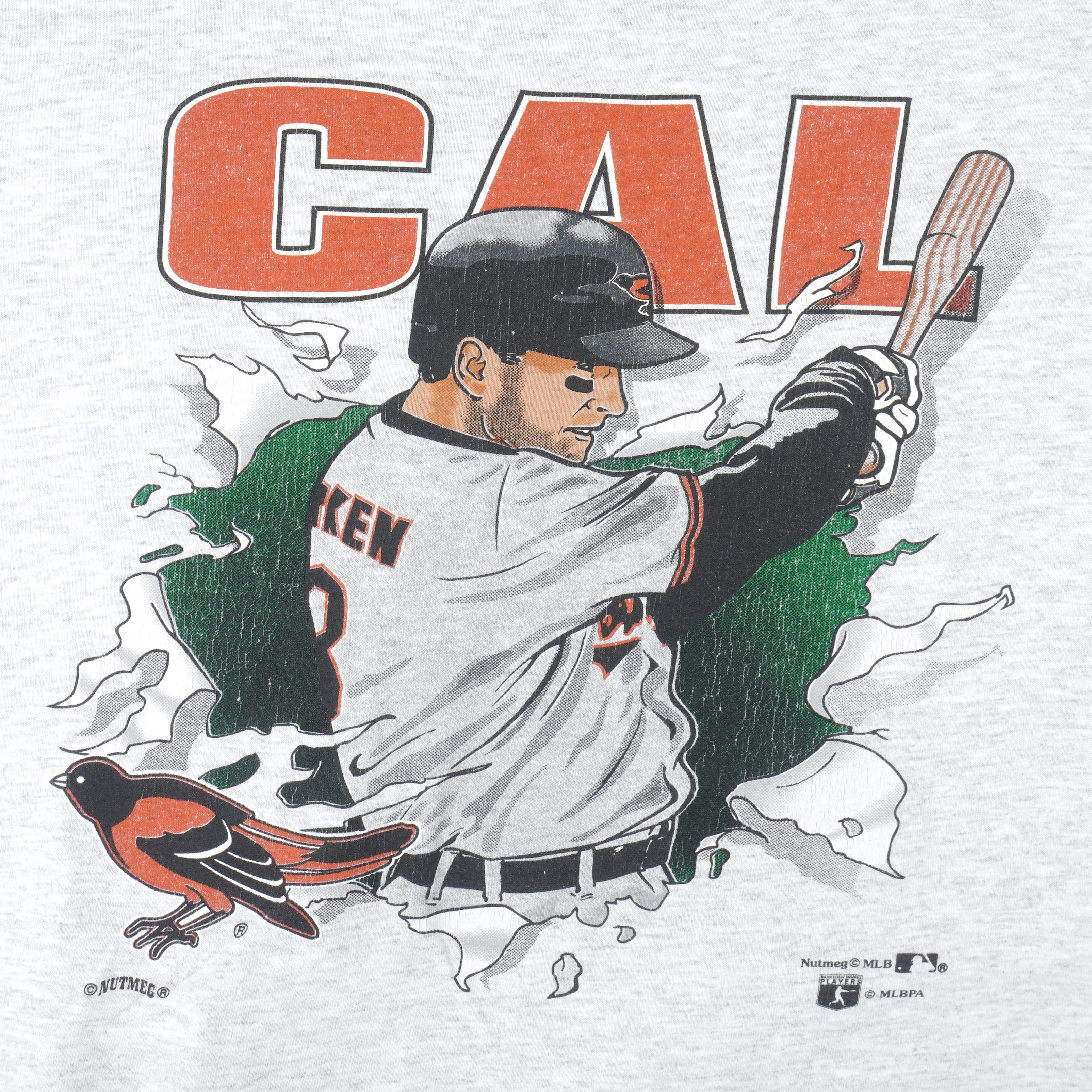 90's Cal Ripken Jr Baltimore Orioles Pro Player MLB T Shirt Size