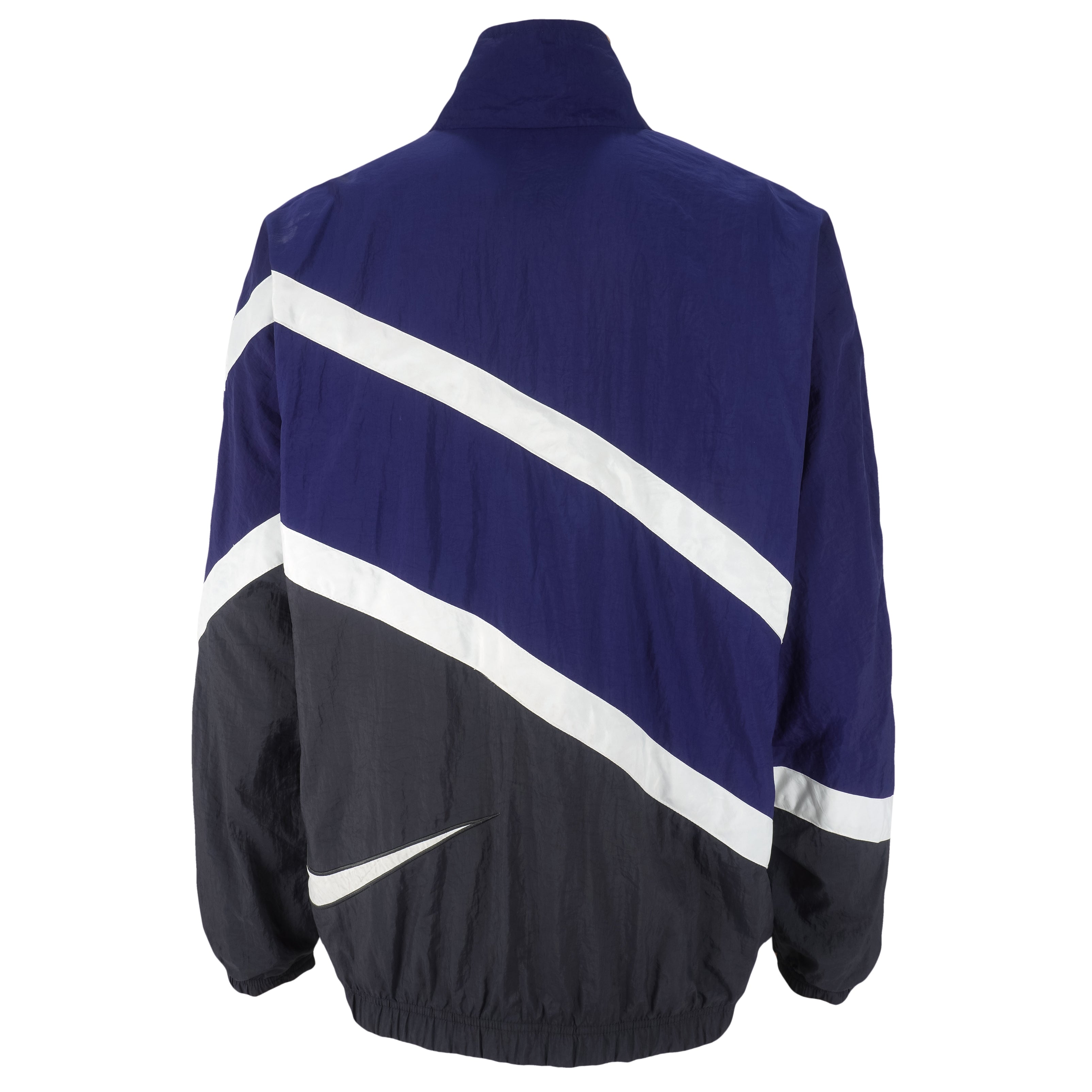 Vintage blue best sale nike windbreaker