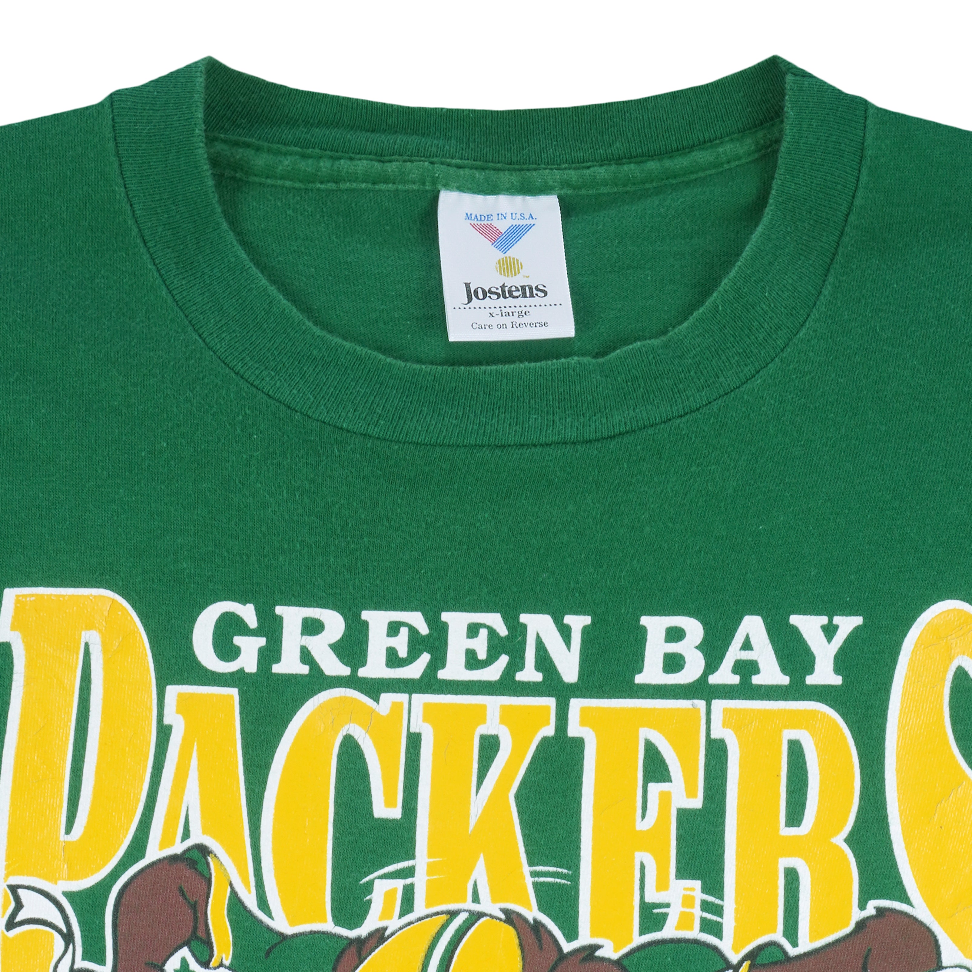 1997 Green Bay Packers Tasmanian Devil NFL Warner Brothers Shirt