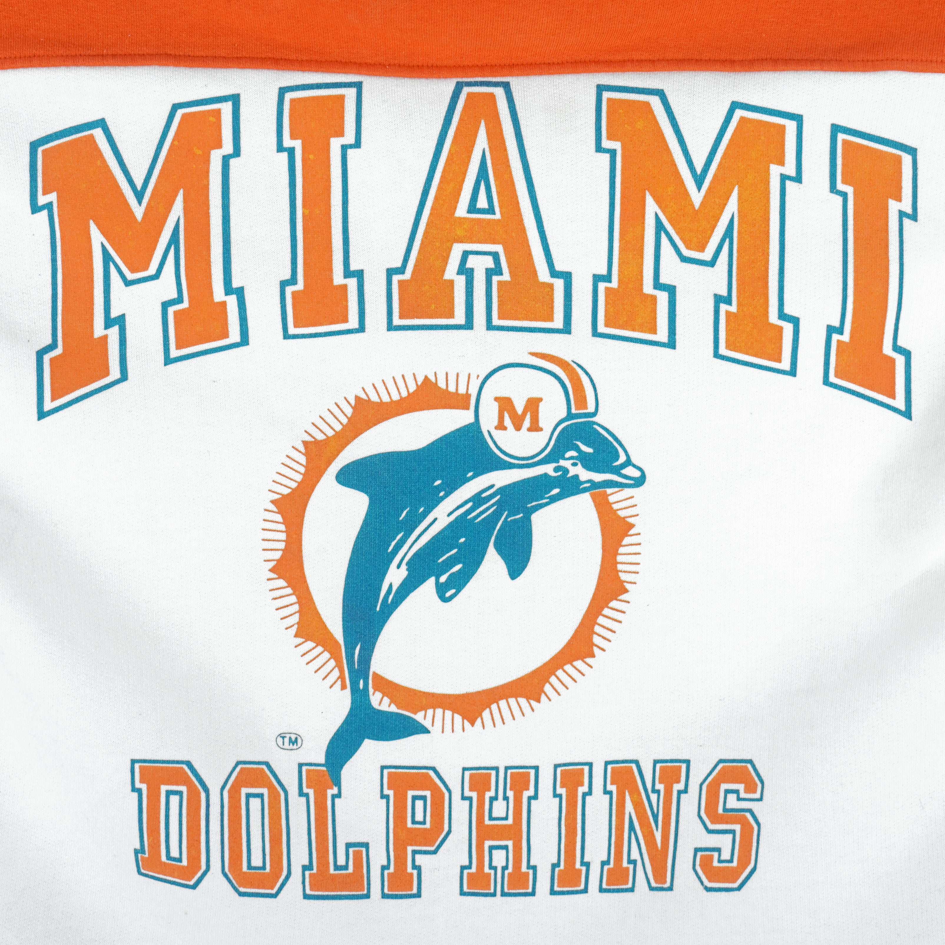 Miami Dolphins Womens Big Logo V-Neck Sweater