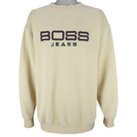 Vintage - Boss Jeans Embroidered Crew Neck Sweatshirt 1990s X-Large