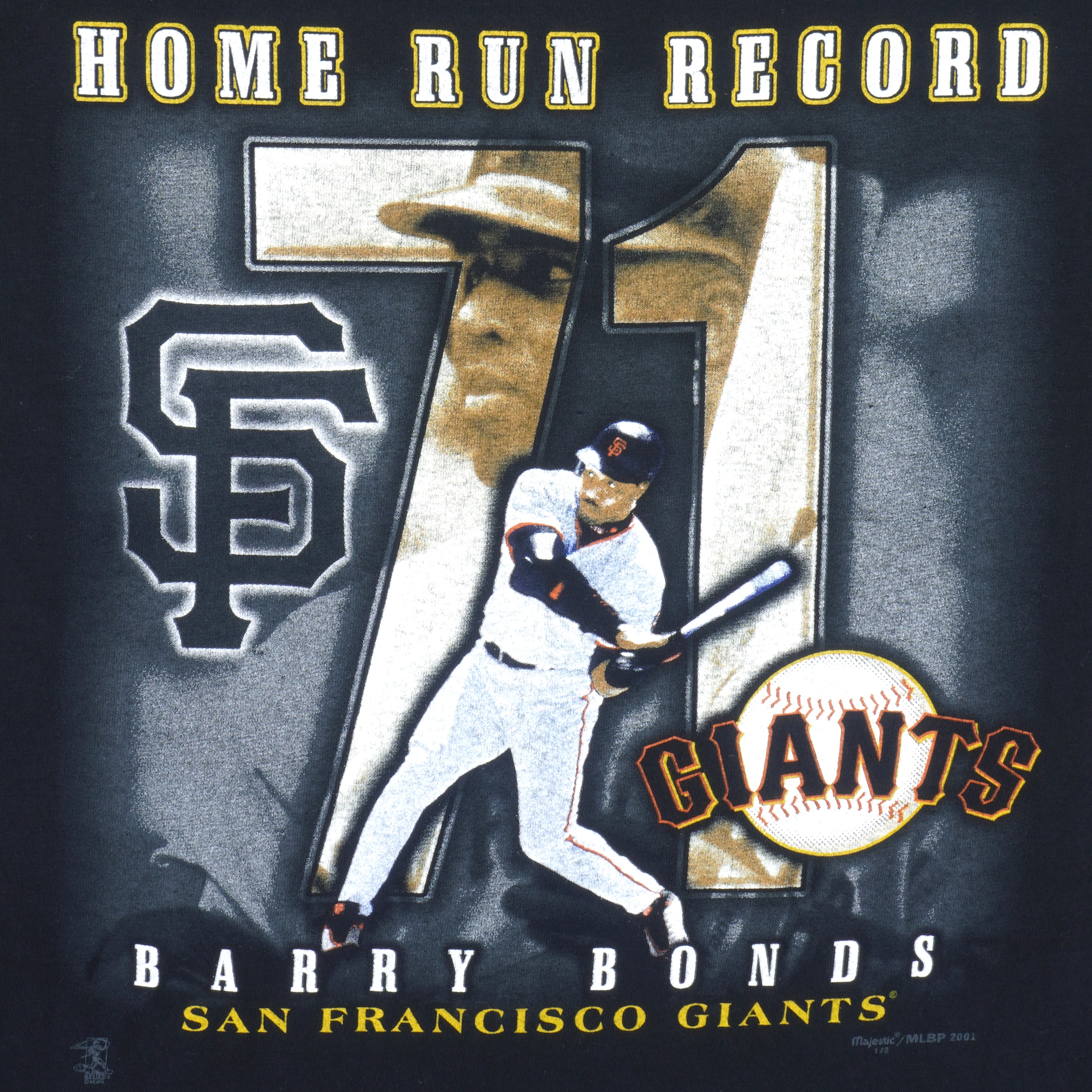 Vintage San Francisco Giants Barry Bonds Majestic Baseball Jersey