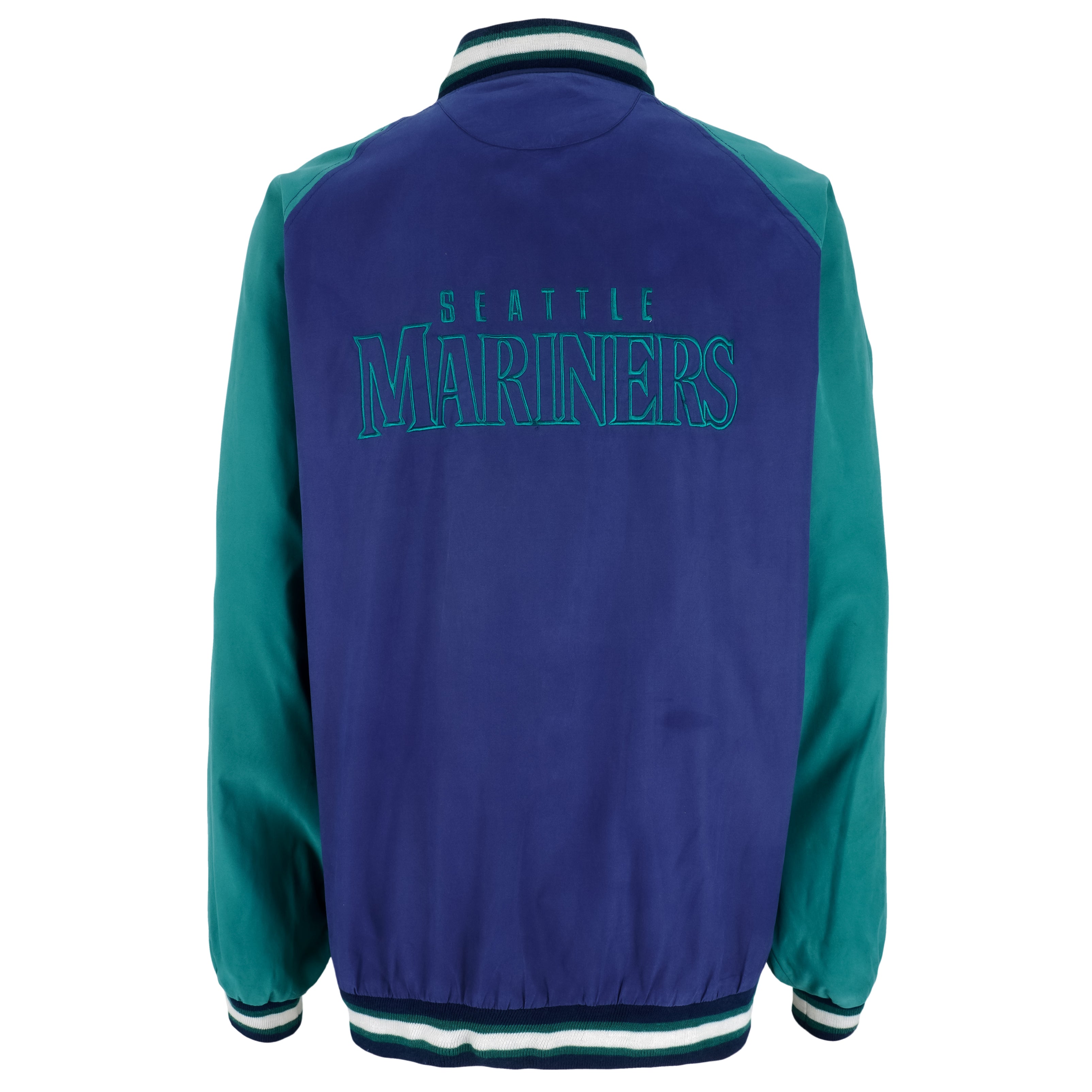 Maker of Jacket Fashion Jackets Vintage Seattle Mariners Diamond Collection Satin