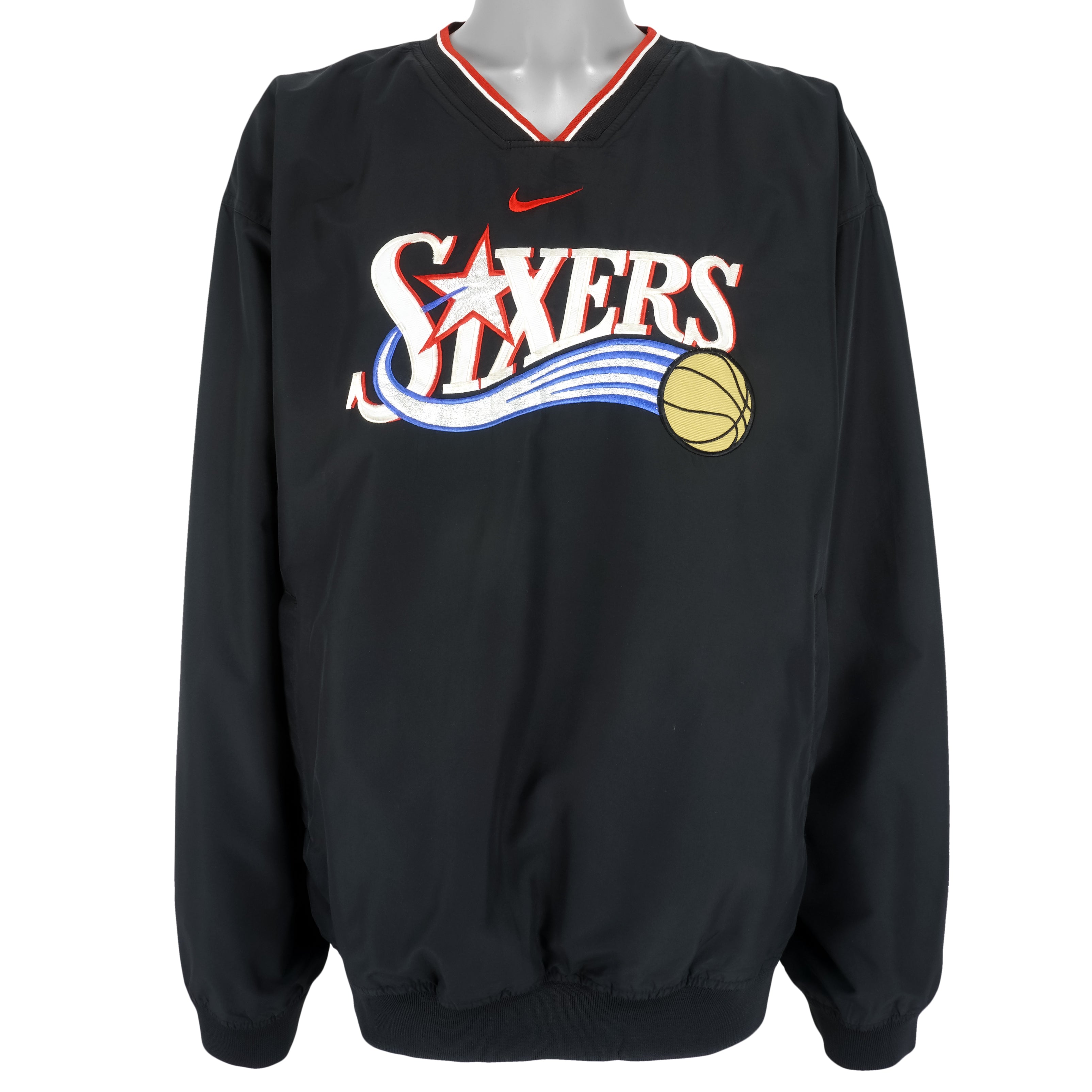 90's Philadelphia 76ers Sixers Champion NBA Warm-Up Jacket Size