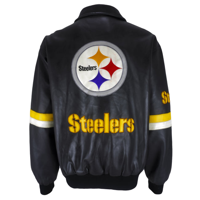 Pittsburgh Steelers Jacket Football Yellow Black Blazer 