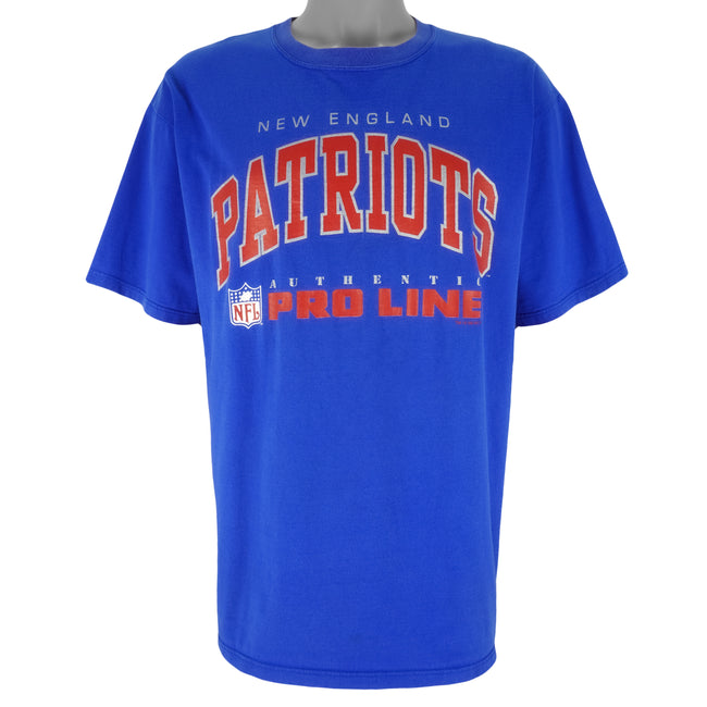 Vintage New England Patriots T Shirt Tee Hanes Made USA Size 