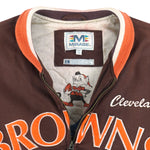 Vintage Cleveland Browns Mirage Thermal Shirt Size Medium Brownie