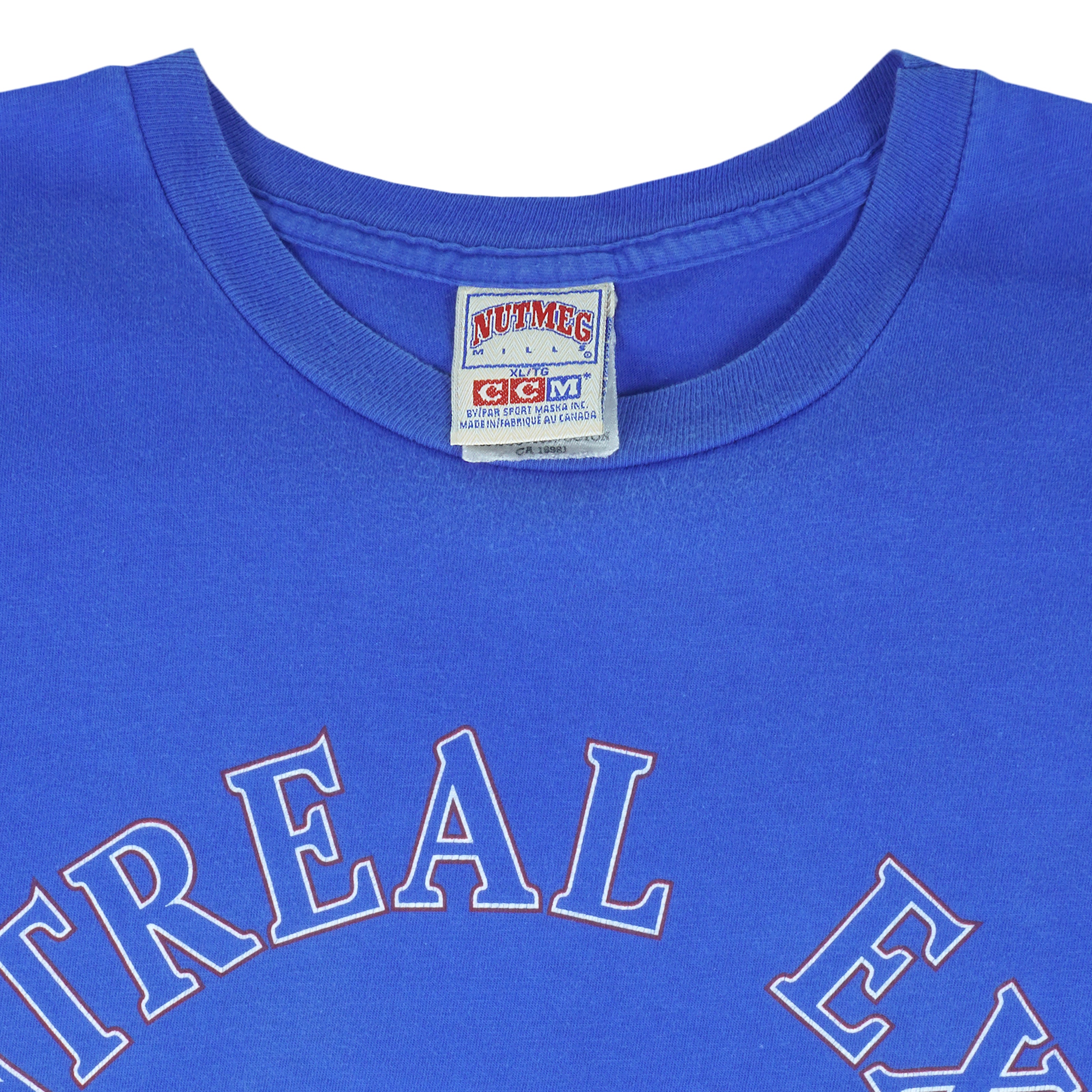 MONTREAL EXPOS - BANNER T-SHIRT - BLUE