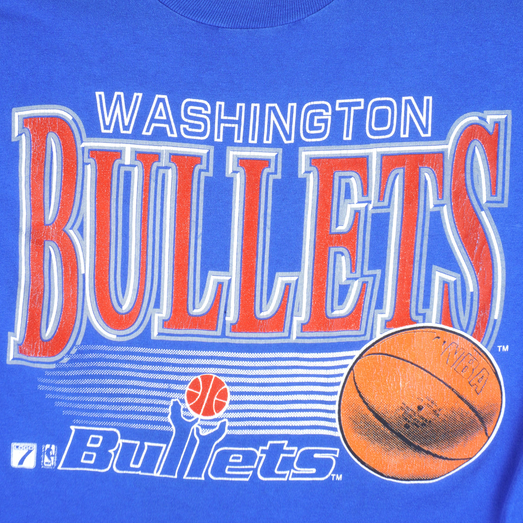 Vintage 1990 2024 Washington Bullets Salem NBA Shirt