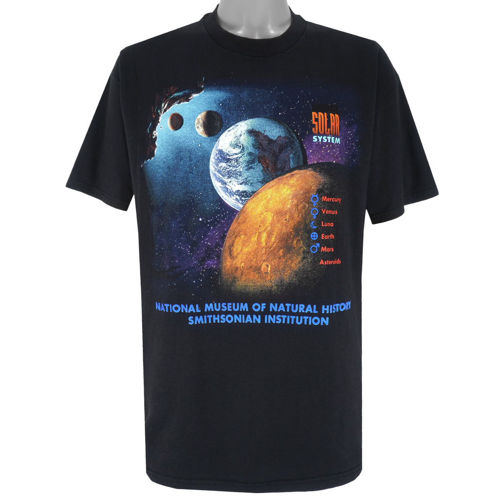 Vintage - Black Solar System T-Shirt 1990s X-Large Vintage Retro