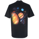 Vintage - Black Solar System T-Shirt 1990s X-Large Vintage Retro