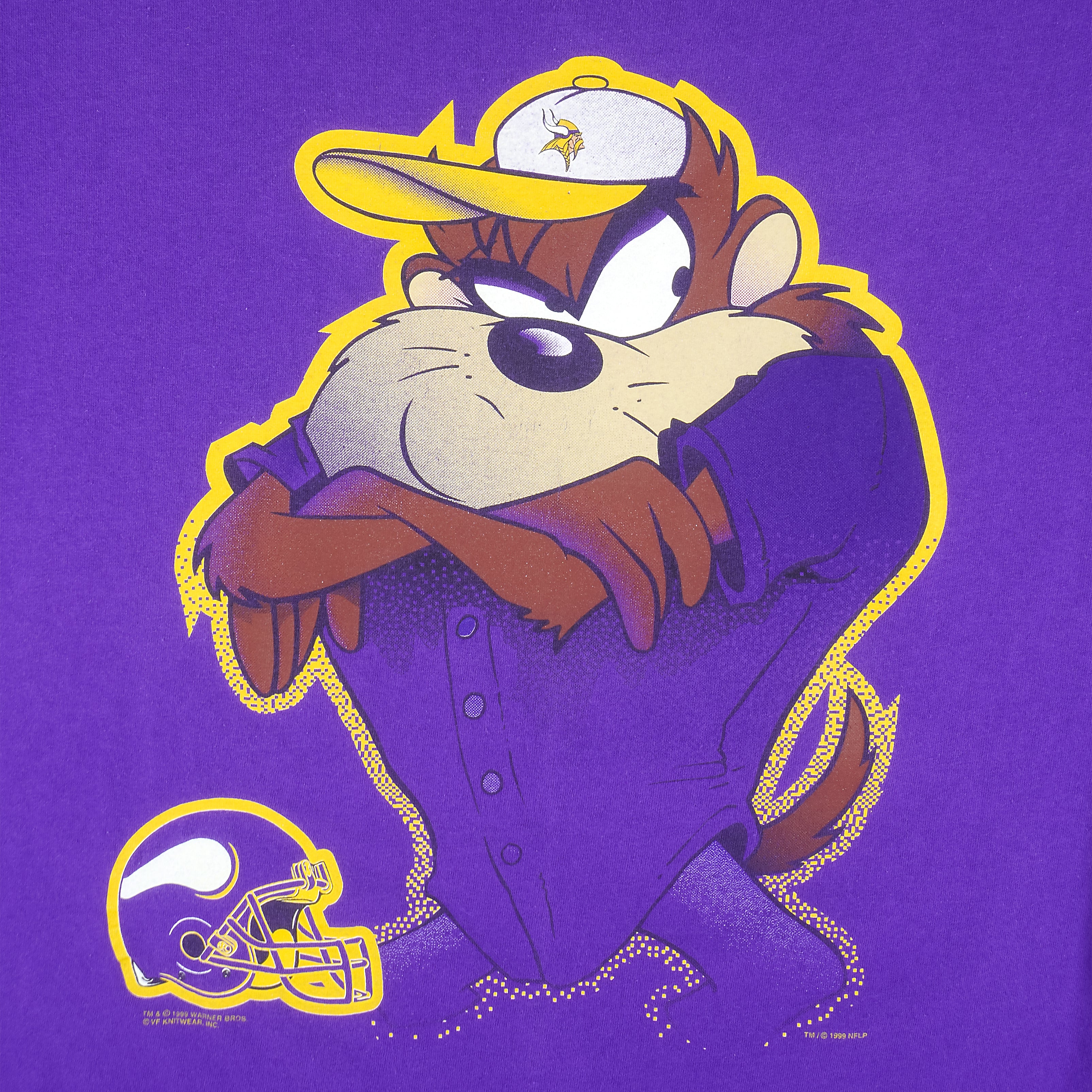 Gildan, Shirts, Vintage Nfl Minnesota Vikings Looney Tunes Tshirt  Minnesota Vikings Shirt Foo