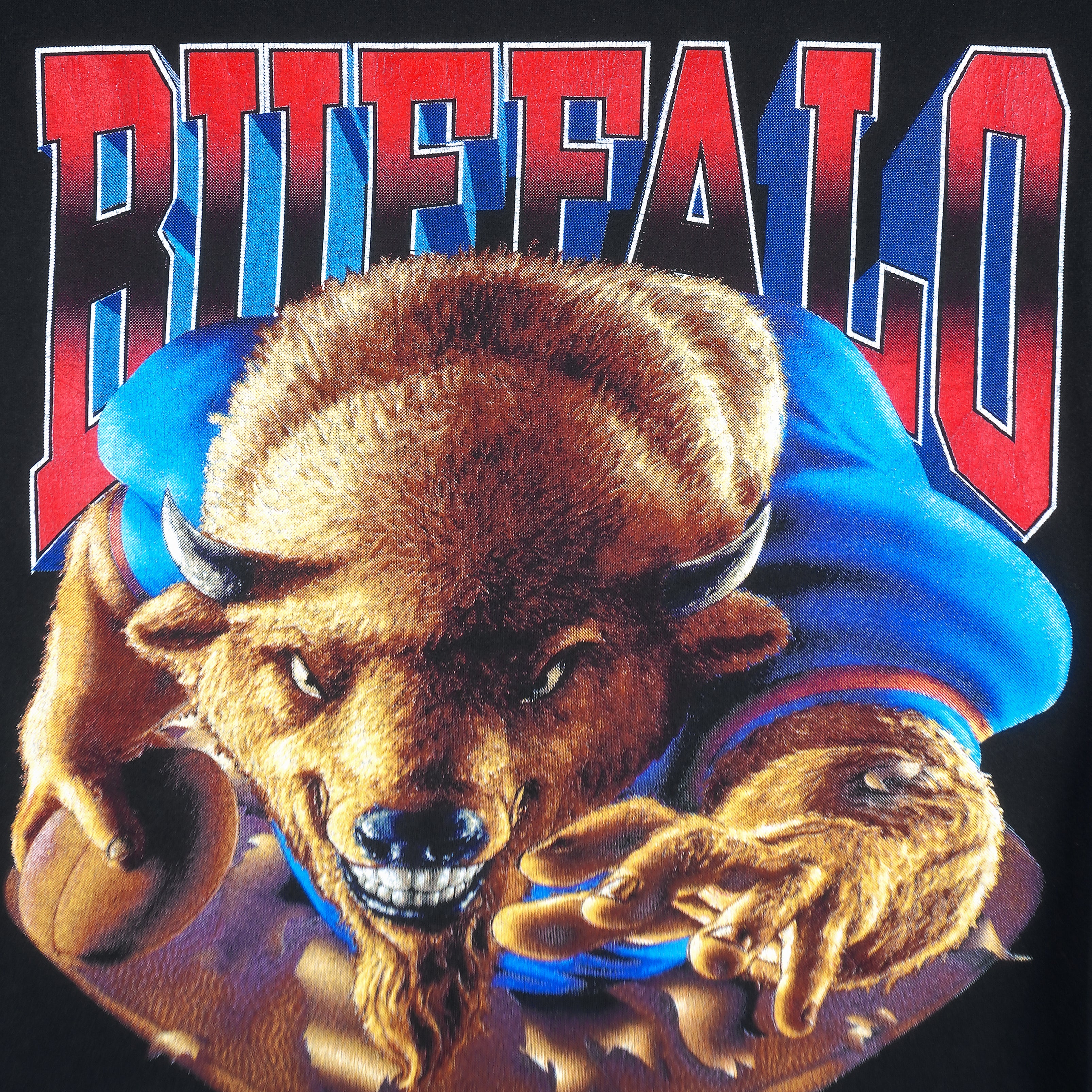 Vintage NFL (Nutmeg) - Buffalo 'Bills' Ball Breakout T-Shirt 1995 Large –  Vintage Club Clothing