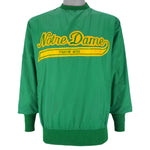 NCAA - Green Notre Dame Fighting Irish Windbreaker 1990s Medium Vintage Retro Football College 