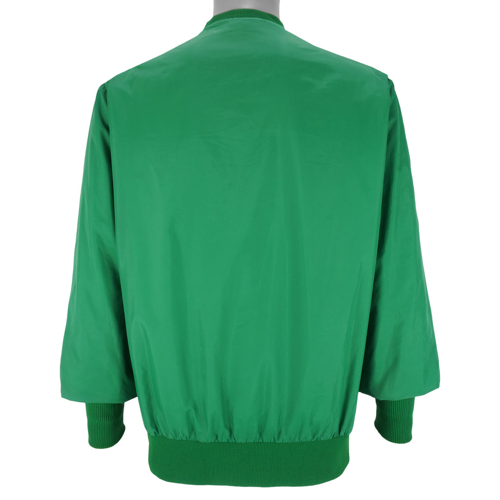 NCAA - Green Notre Dame Fighting Irish Windbreaker 1990s Medium Vintage Retro Football College 