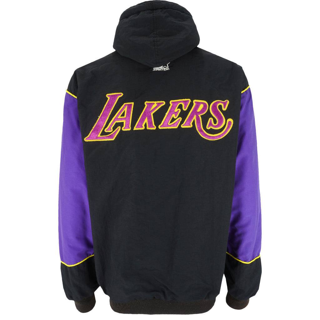 Starter - LA Lakers Hooded jacket 1990s X-Large Vintage Retro Basketball