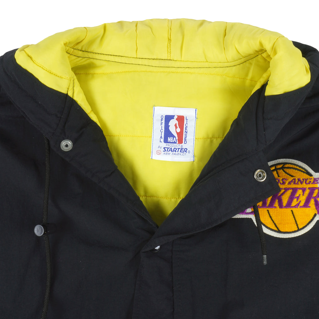 Starter - LA Lakers Hooded jacket 1990s X-Large Vintage Retro Basketball