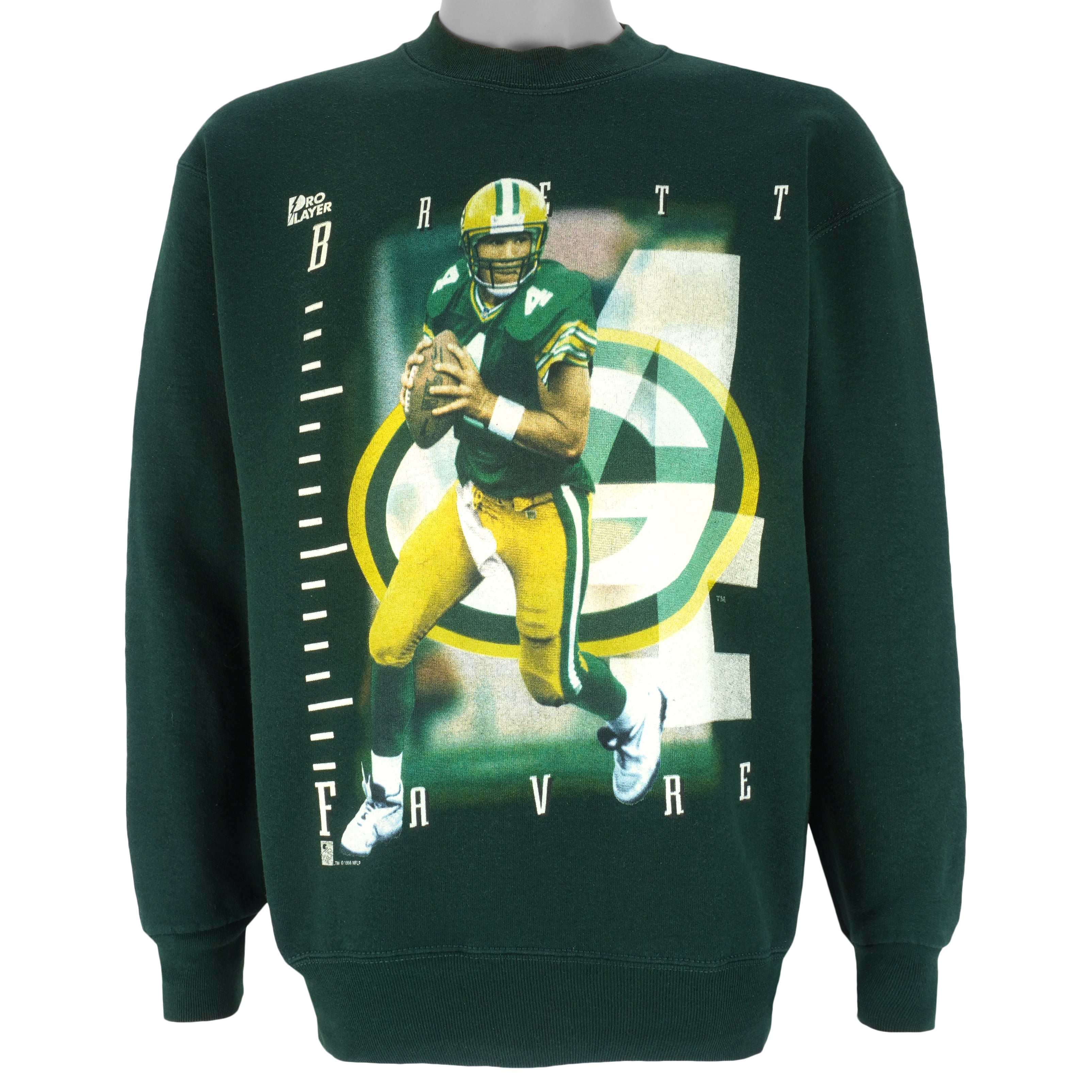 90's Brett Favre Green Bay Packers NFL Crewneck Sweatshirt Youth