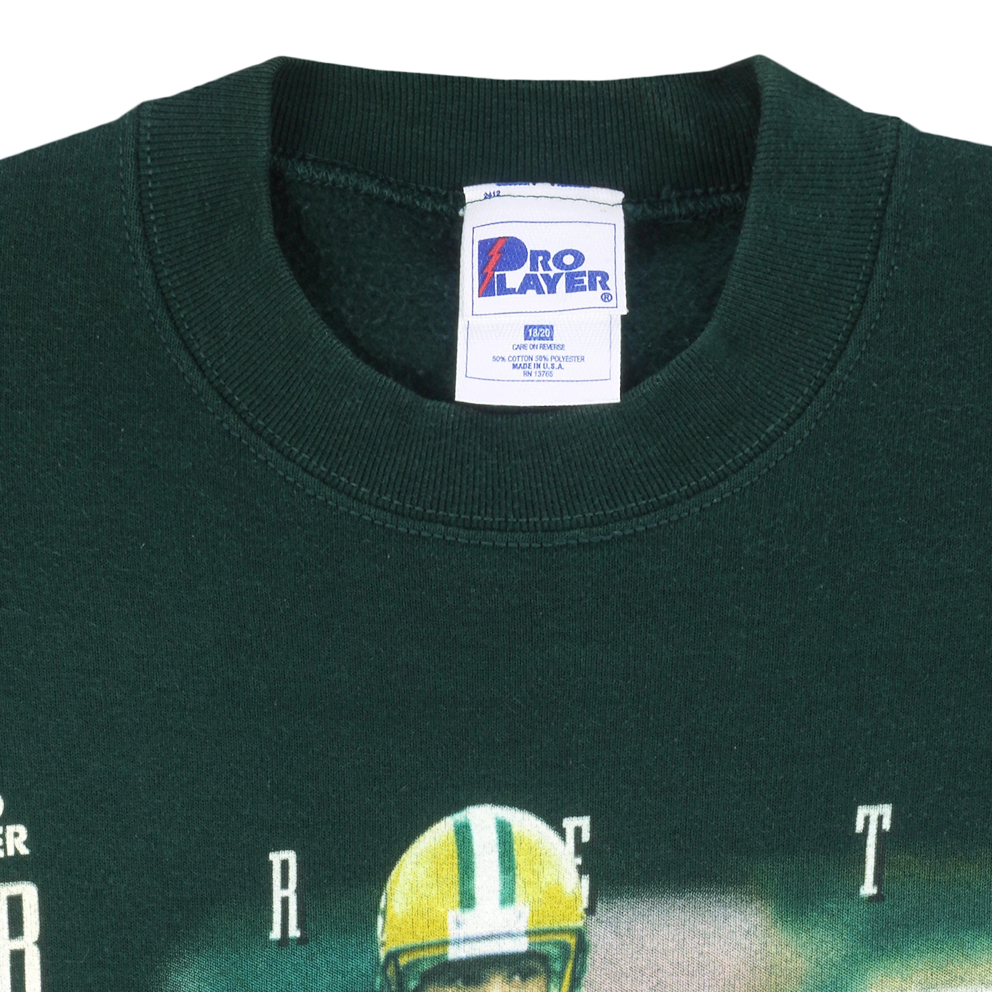 Vintage Green Bay Packers Brett Favre T-Shirt 1998 CSA NFL Size