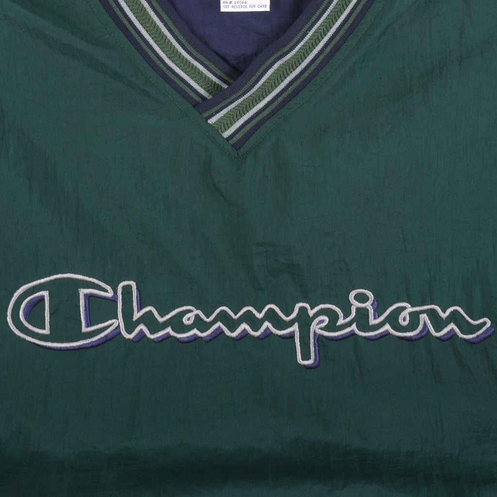 Vintage champion clearance v neck sweatshirt