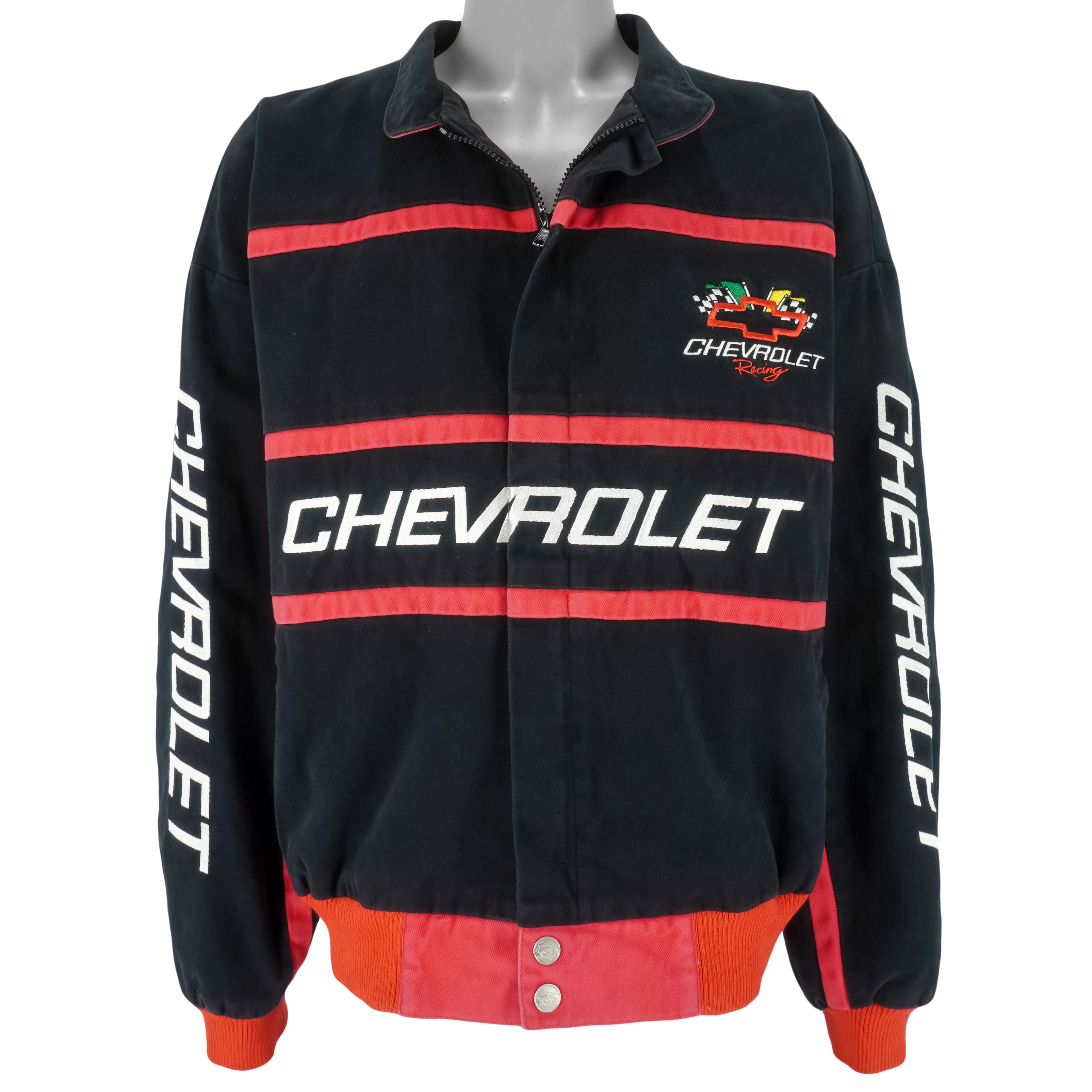 Vintage chevrolet racing discount jacket