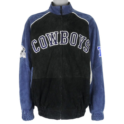 Vintage Carl Banks Dallas Cowboys Leather Jacket