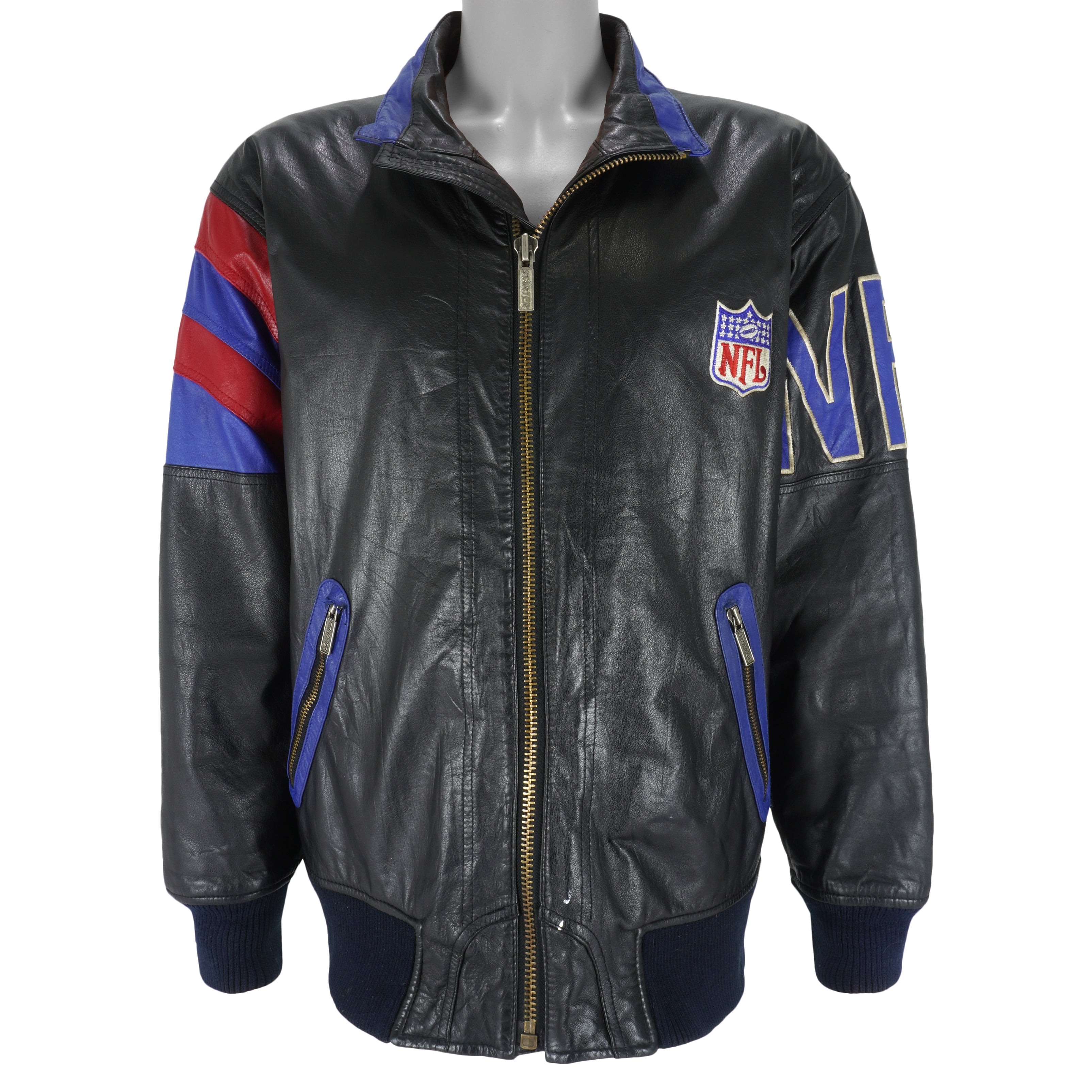 Vintage Starter - 'NFL' Zip-Up Faux Jacket 1990's X-Large