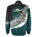 Reebok - Philadelphia Eagles Genuine Leather Jacket 1990s X-Large