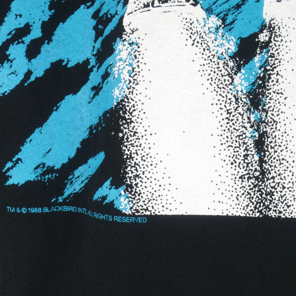 Vintage - Black Space Shuttle T-Shirt 1988 X-Large Vintage Retro