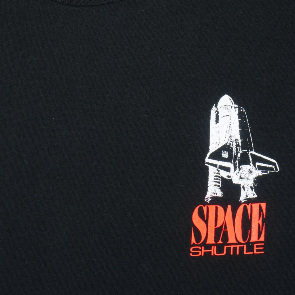 Vintage - Black Space Shuttle T-Shirt 1988 X-Large Vintage Retro