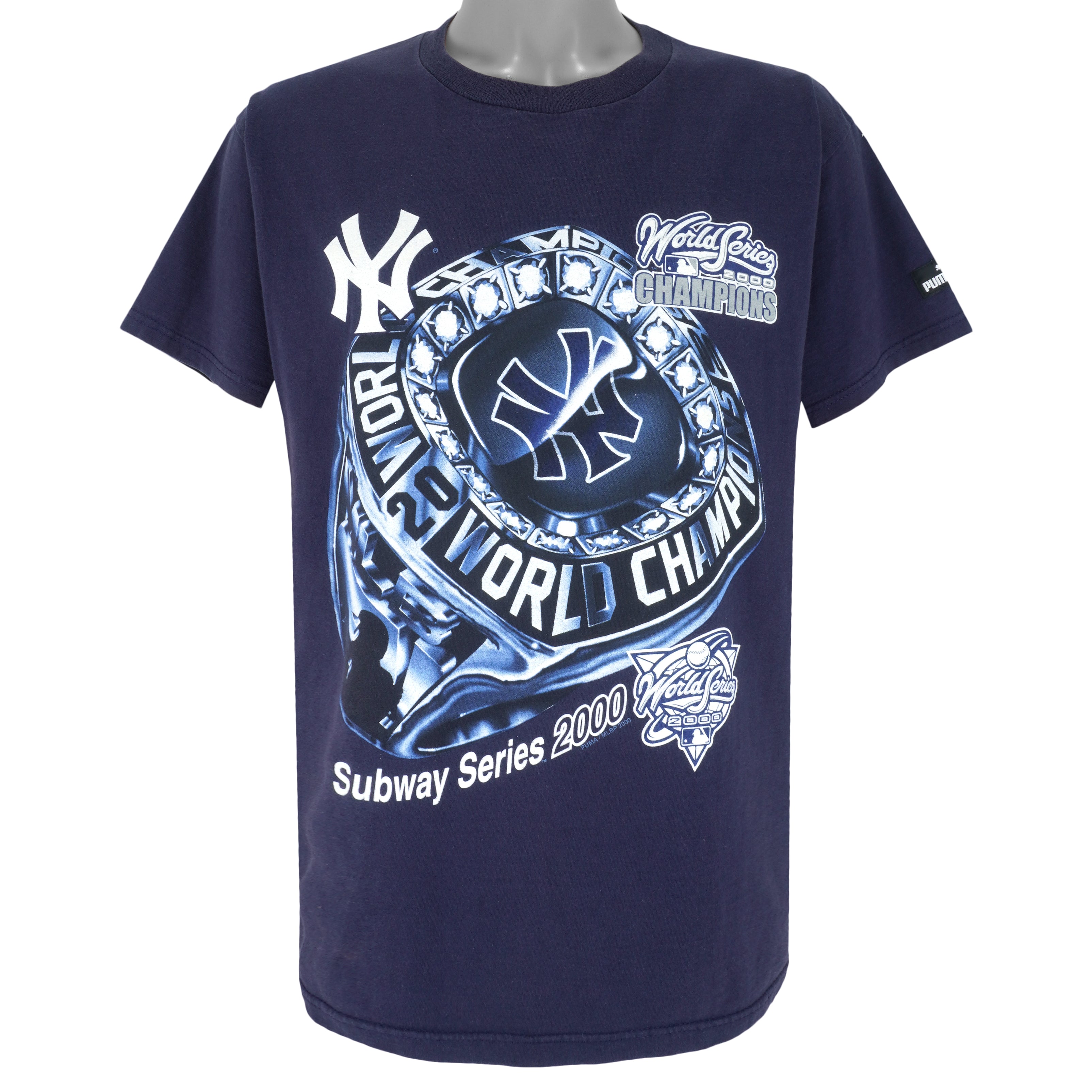 Vintage MLB (Puma) - New York Yankees, Championship Ring T-Shirt