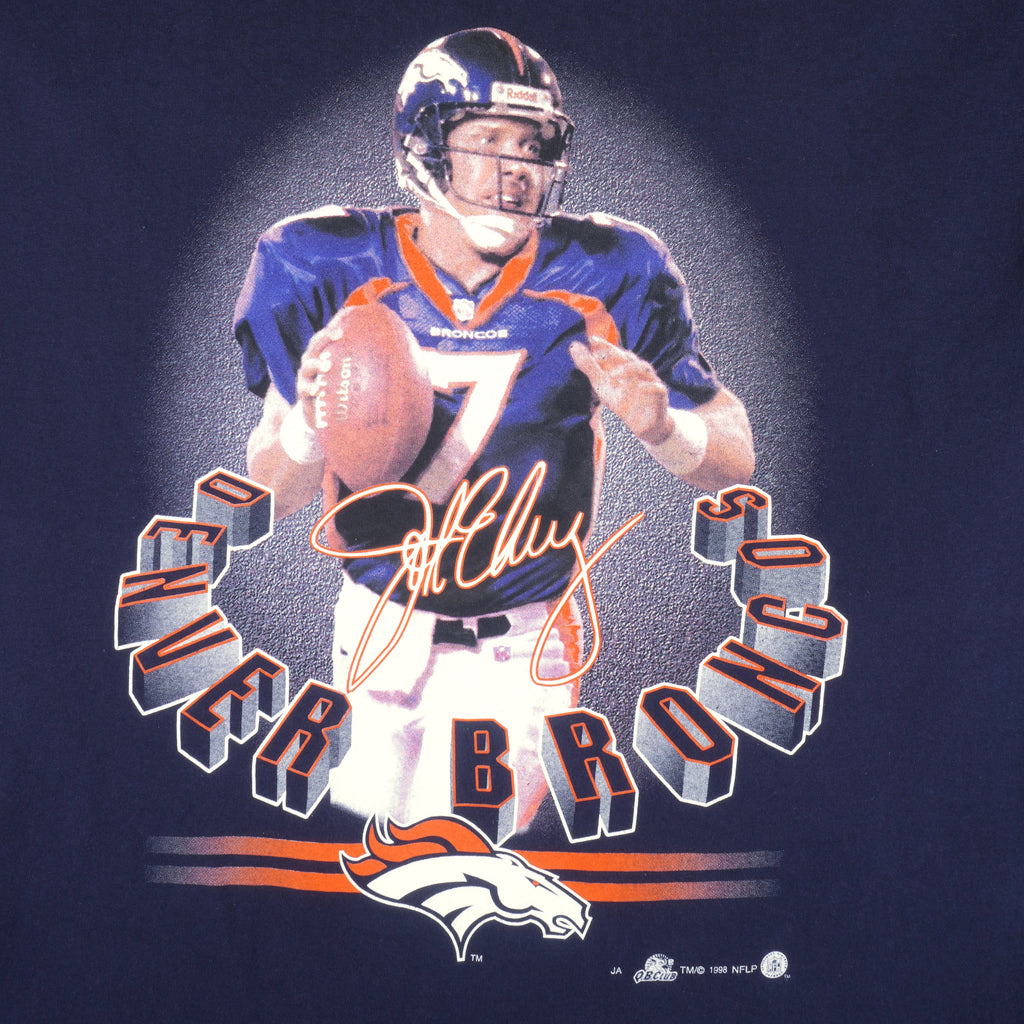 VTG 90’s Denver Broncos Wilson John Elway Sewn Jersey Size Medium