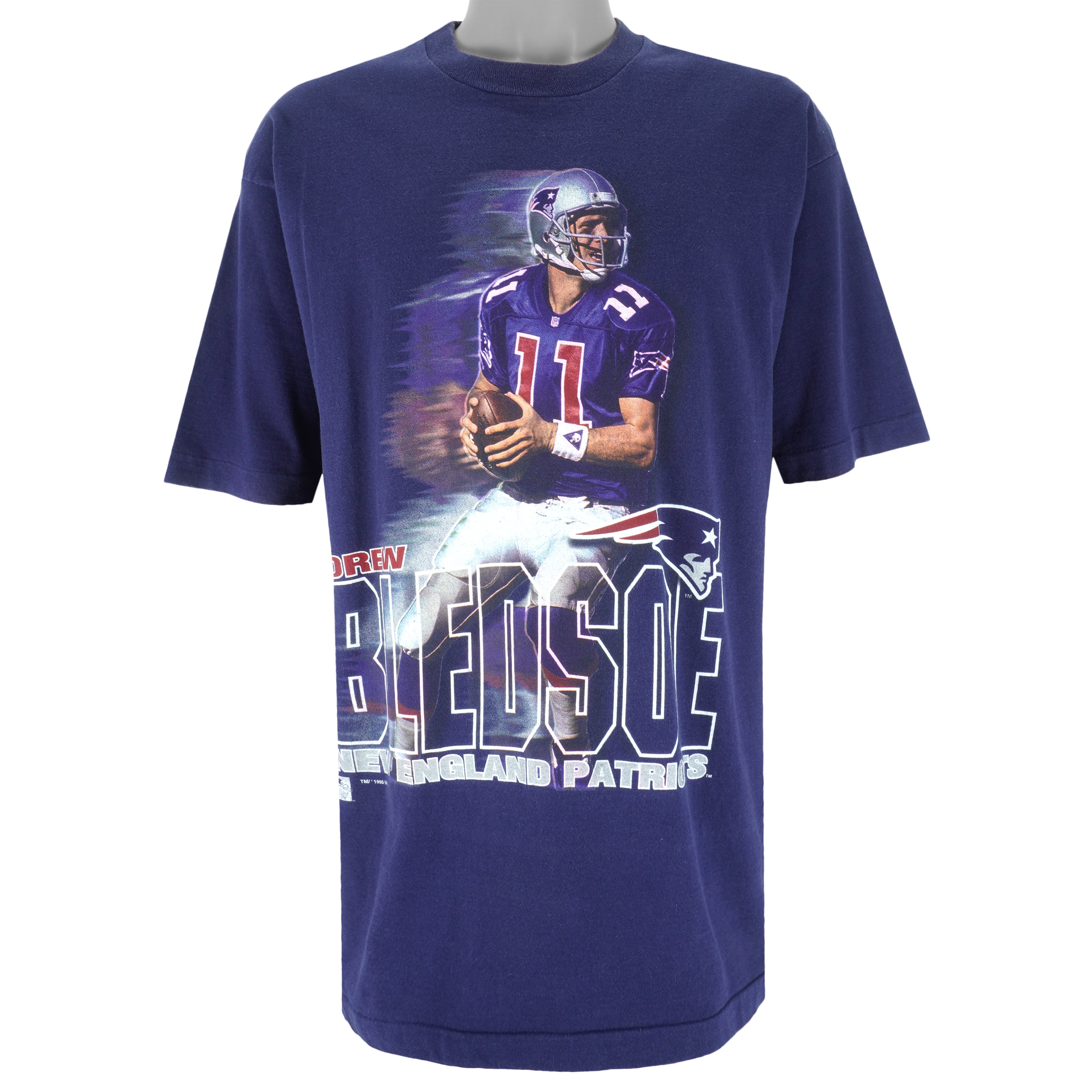 DREW BLEDSOE NEW ENGLAND PATRIOTS VINTAGE 1990'S CHAMPION JERSEY