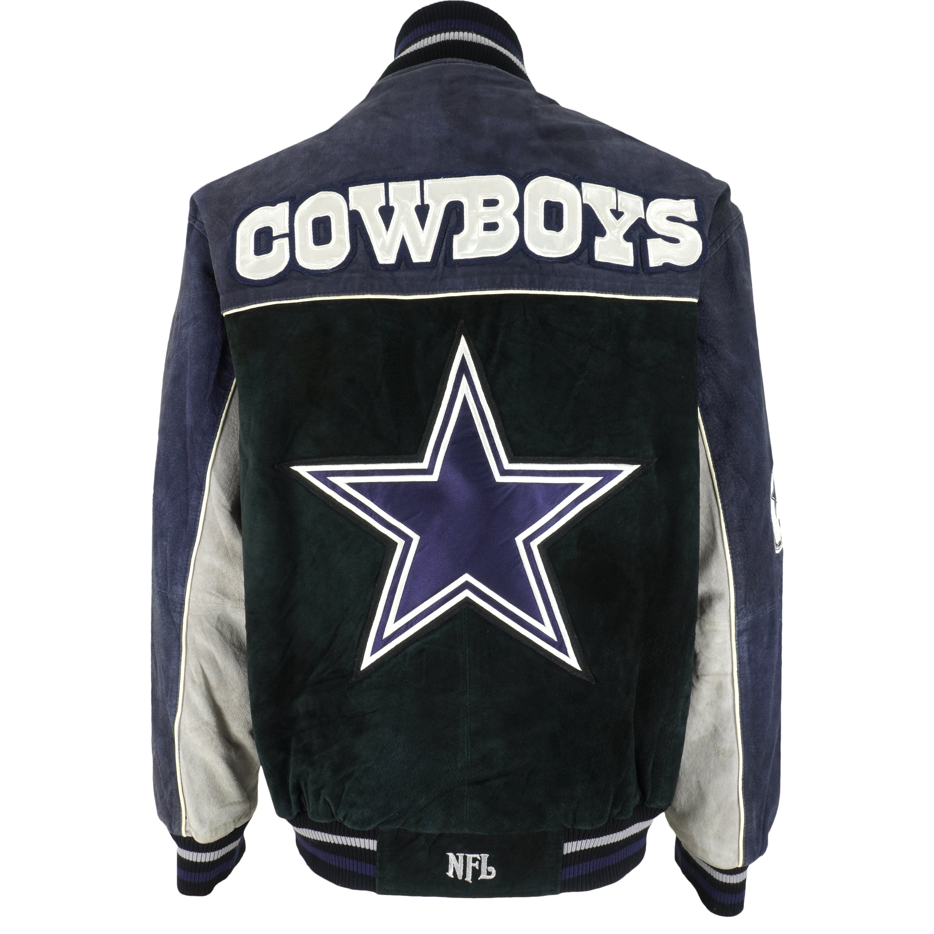 Vintage NFL - Dallas Cowboys Leather Suede Jacket 1990's X-Large – Vintage  Club Clothing