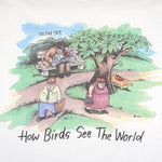 Vintage (The Far Side) - How Birds See the World T-Shirt 1990s X-Large Vintage Retro