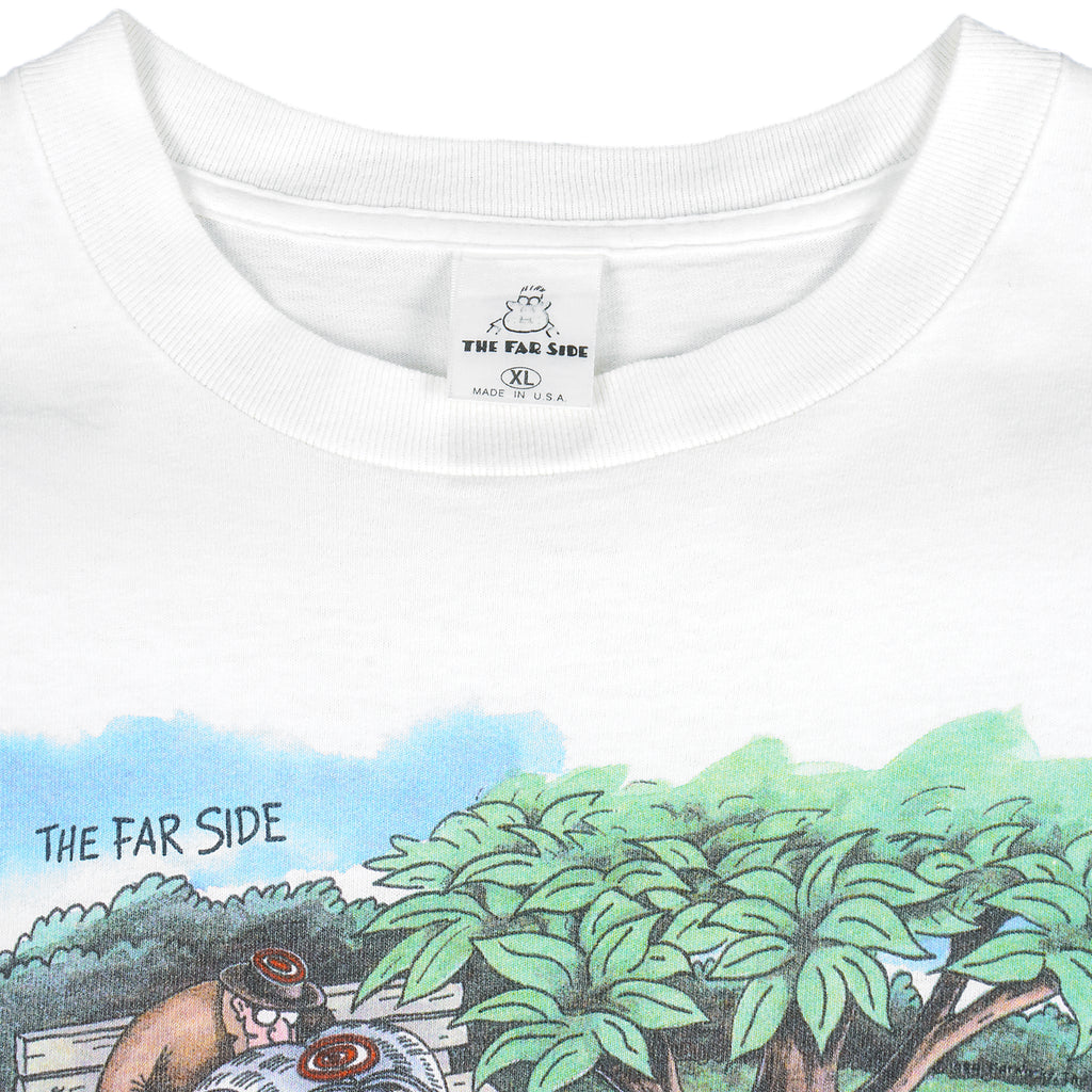 Vintage (The Far Side) - How Birds See the World T-Shirt 1990s X-Large Vintage Retro