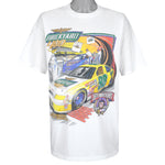 NASCAR (Jerzees) - Ernie #36, Brickyard 400 T-Shirt 1998 X-Large Vintage Retro