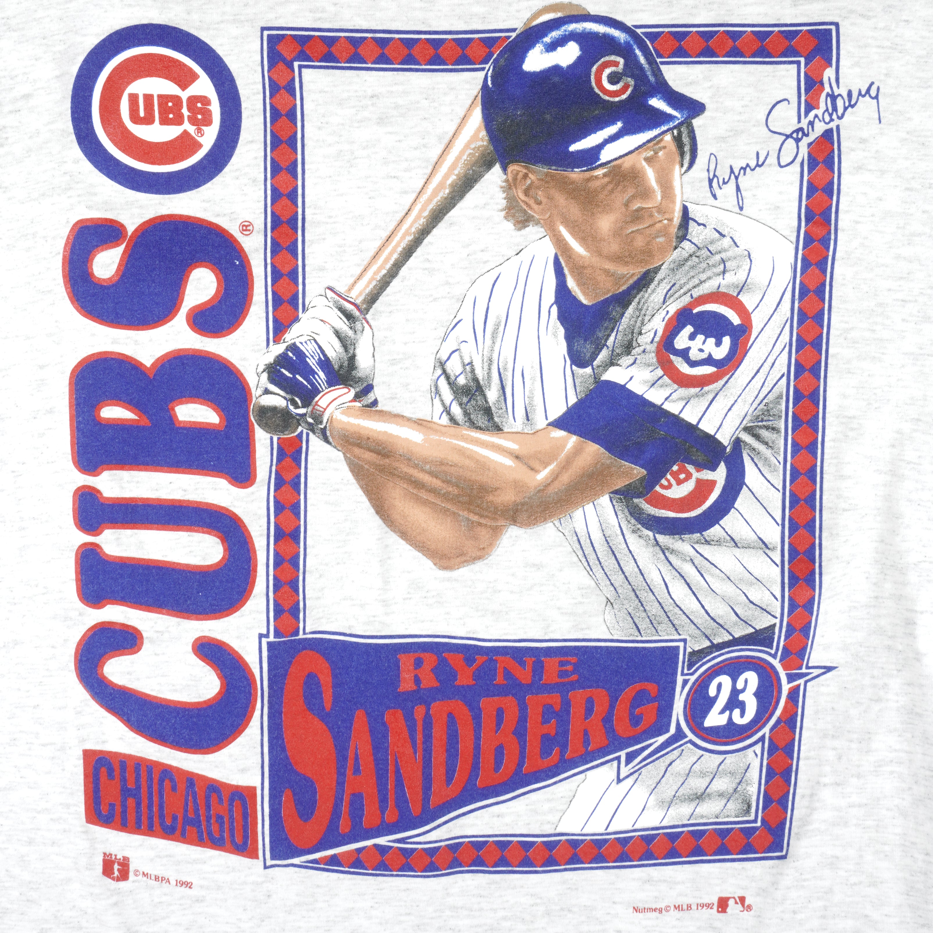 Vintage 1992 Ryne Sandberg Chicago Cubs Shirt 