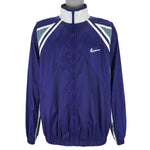 Nike - Blue Zip-Up Windbreaker 1990s X-Large Vintage Retro