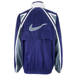 Nike - Blue Colorway Zip-Up Windbreaker 1990s X-Large