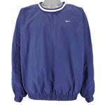 Nike - Blue Pullover Windbreaker 1990s X-Large Vintage Retro