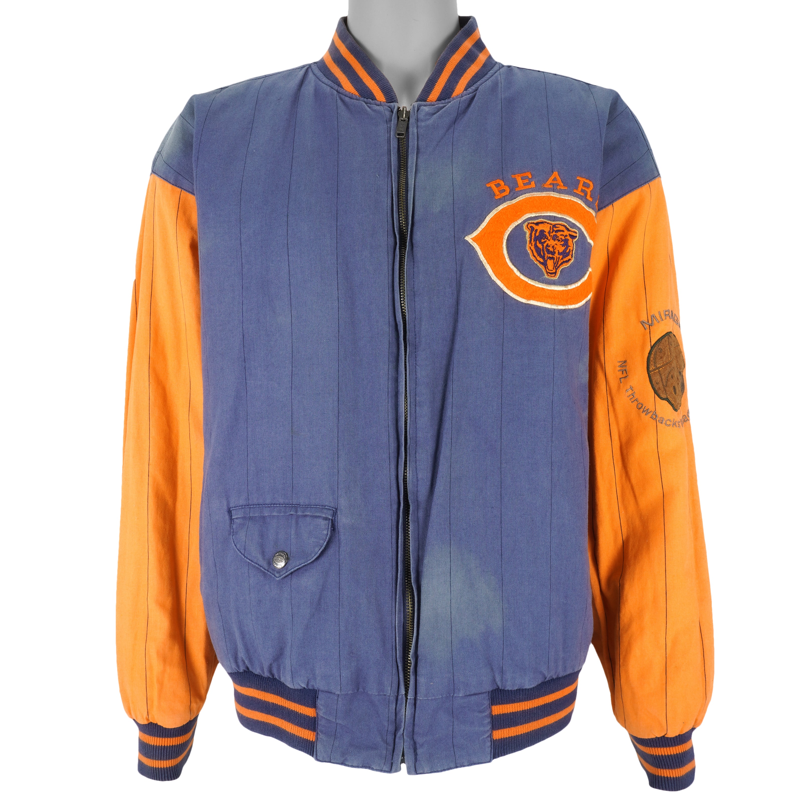 Maker of Jacket NFL Chicago Bears Vintage Football Leather