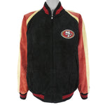 Vintage NFL - San Francisco '49ers' Zip-Up Suede Jacket 1990's X