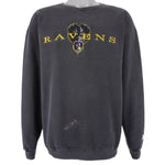 Starter - Baltimore Ravens Embroidered Crew Neck Sweatshirt 1990s Large Vintage Retro Football