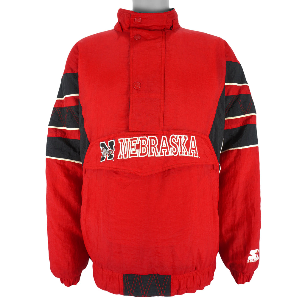 Starter - Red Nebraska Huskers Jacket 1990s X-Large Vintage Retro