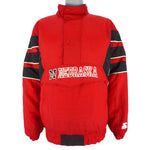 Starter - Red Nebraska Huskers Pullover Jacket 1990s X-Large